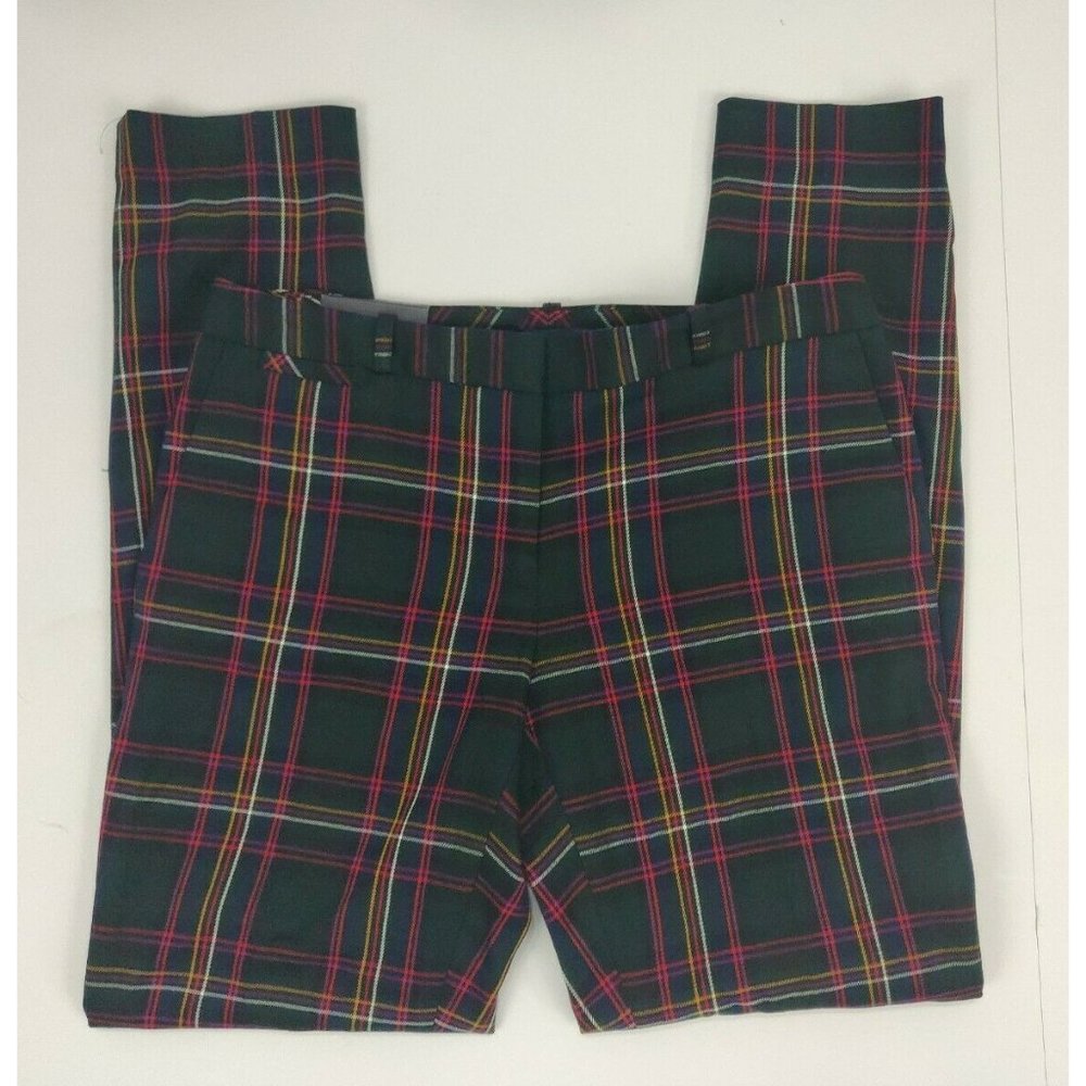 Tommy Hilfiger Womens Pants Size 2 Radcliffe Plaid - Picture 7 of 13